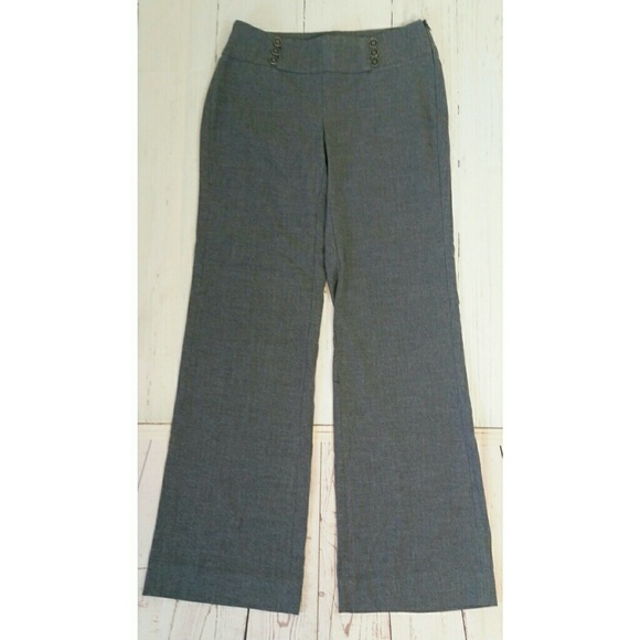 **SALE** WHBM gray wide legged legacy trousers 2r - Picture 2 of 4
